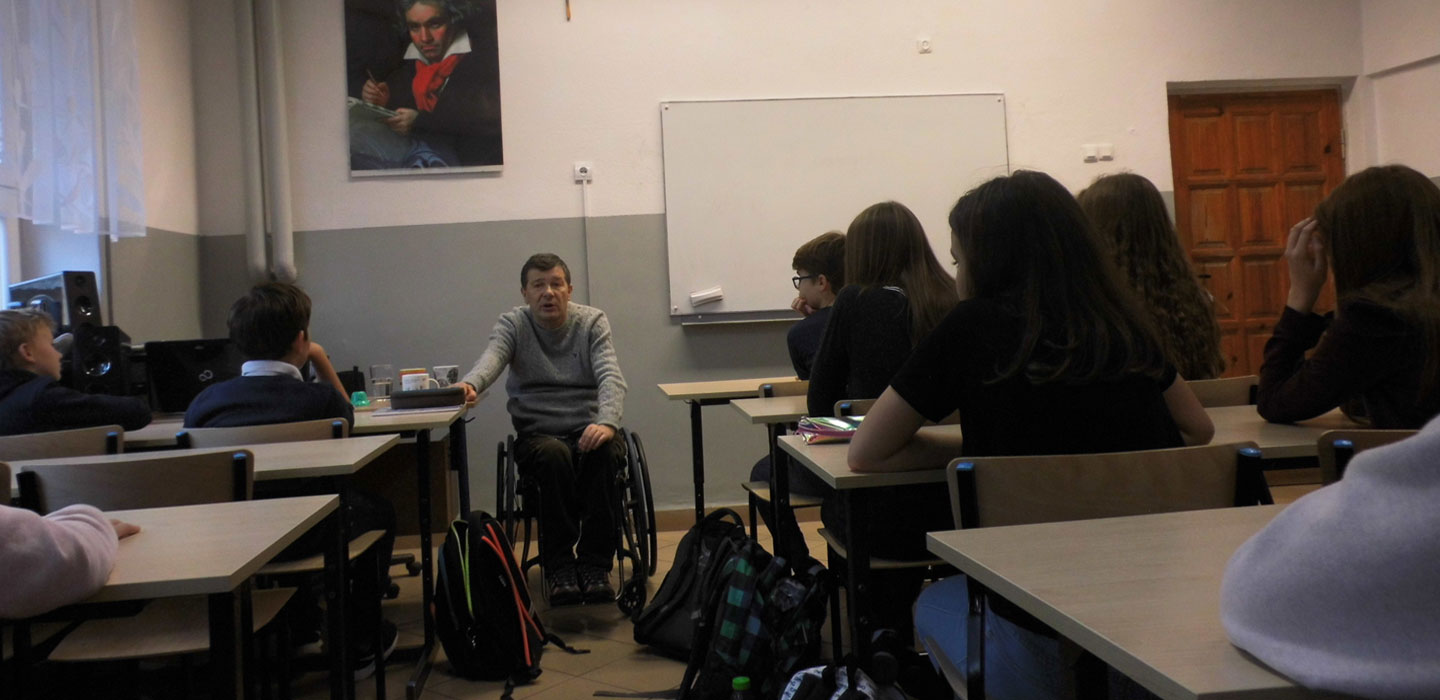 Osoby niepełnosprawne - prelekcje w lubelskich szkołach